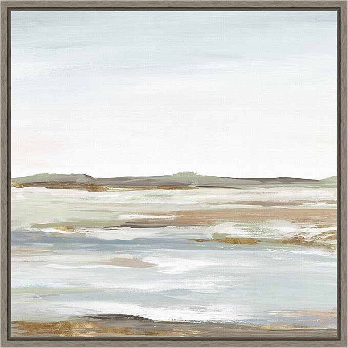 Amanti Art Framed Canvas Wall Art 16x16 Vastness I (Landscape) by Eva Watts, Framed Wall Art Canv... | Amazon (US)