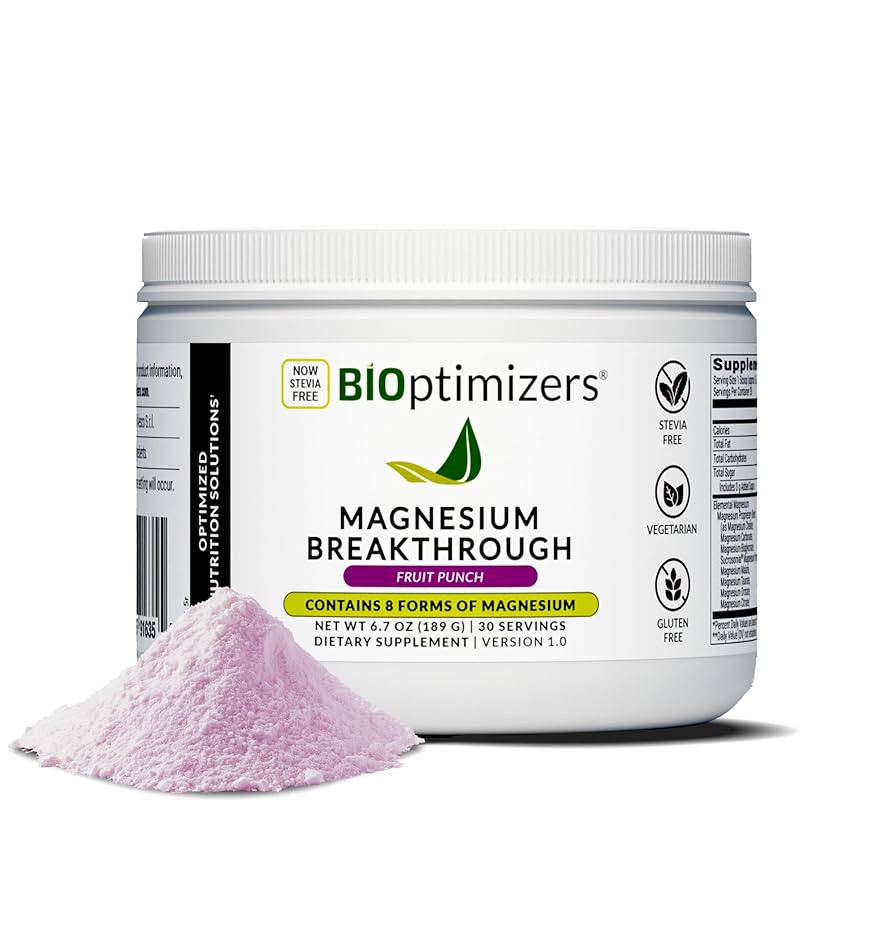 BIOptimizers Magnesium Breakthrough Drink - 8 Forms of Magnesium, Electrolytes, Sleep Health, Str... | Amazon (US)