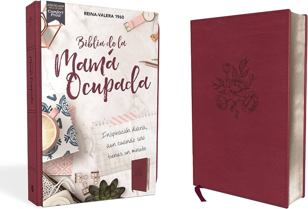 Reina-Valera 1960 Biblia de la Mamá Ocupada, Leathersoft, Magenta, Palabras de Jesús en Rojo: I... | Amazon (US)
