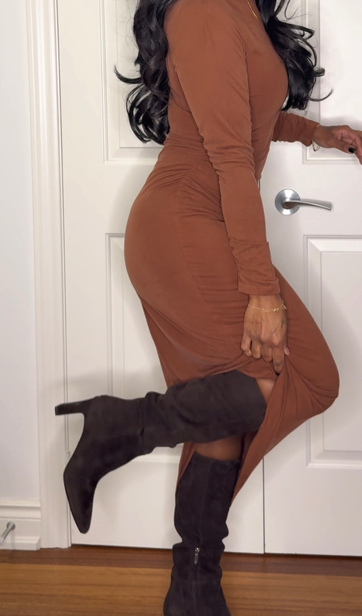 the perfect casual chic outfit for dinner! 

#LTKdresses #LTKwinter #LTKshoes