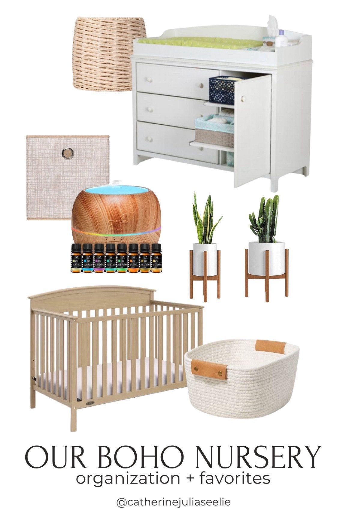 Some of our boho gender-neutral nursery organization, nursery essentials, and nursery favorites!

Baby room decor, nursery furniture, wooden crib, baby room inspiration, nursery decor ideas, newborn essentials 

#LTKbaby #LTKhome #LTKGiftGuide