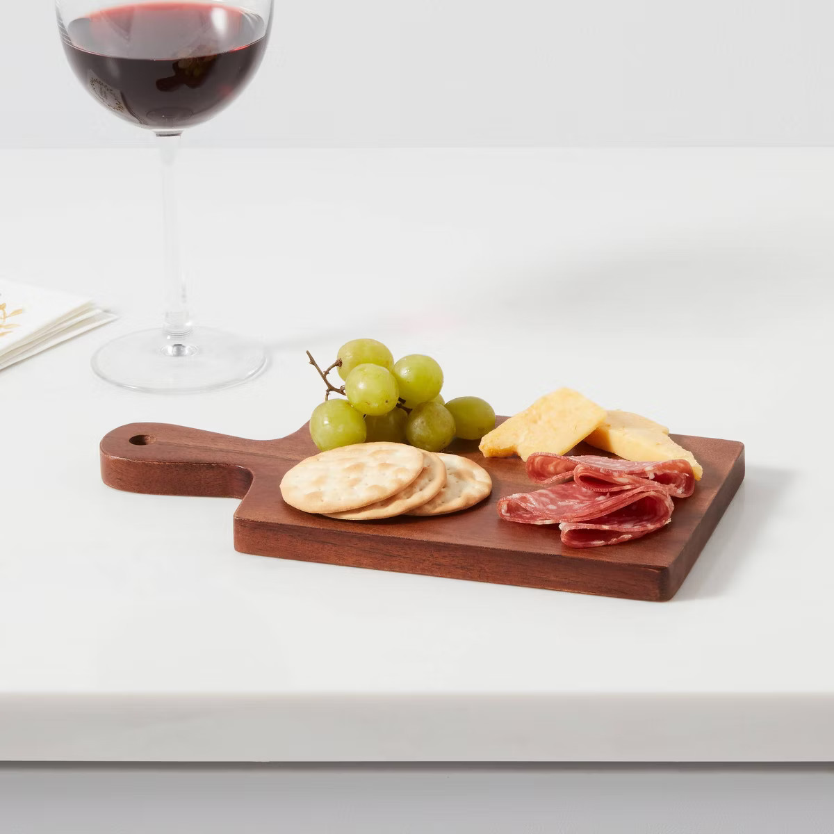 10" x 5" Wooden Single Serve Mini Cheese Board - Threshold™ | Target