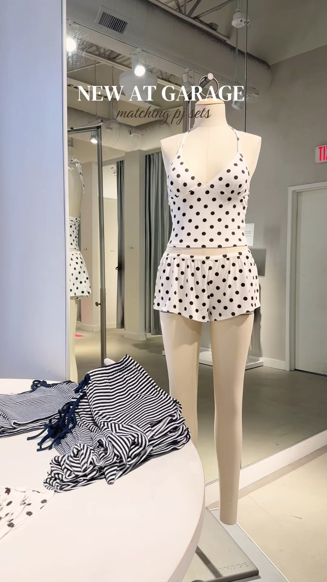 New loungewear sets just dropped at Garage ☁️✨🤎 the material is so soft, and the patterns are so cute! @Garage Clothing #garage #garageclothing #polkadots #polkadot #loungewear #pjset #pajamaset 

#LTKgrwm #LTKU #LTKootd