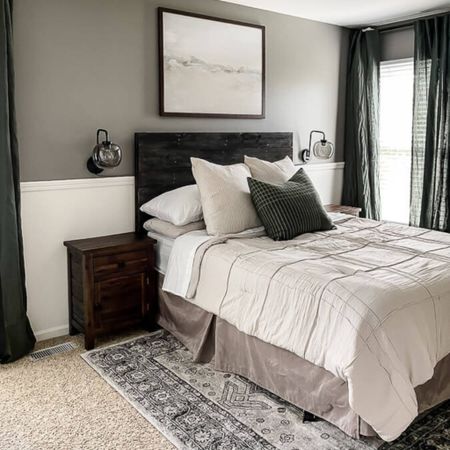 Modern vintage guest bedroom, relaxing bedroom, bedroom decor

#LTKhome