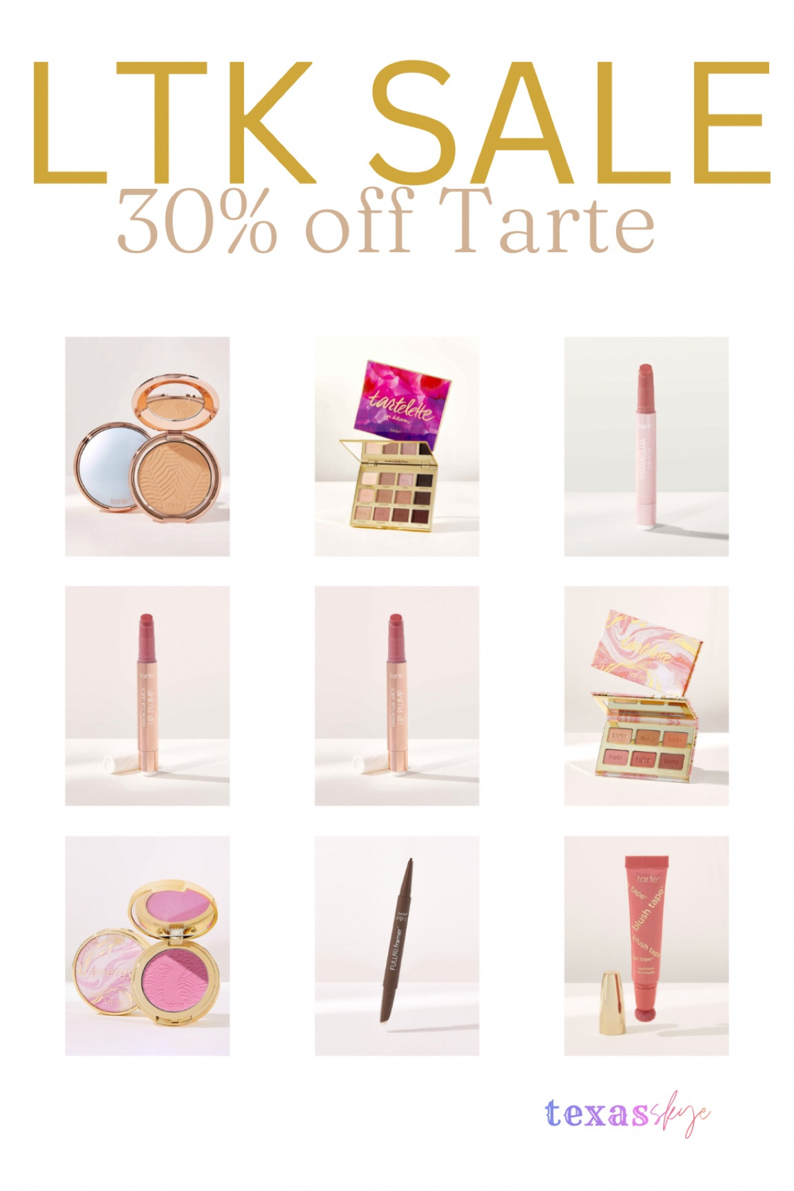 LTK SALE ft. Tarte 🫶🏼 

#LTKsalealert #LTKbeauty #LTKSale