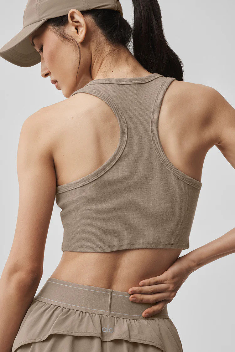 Aspire Tank - Gravel/White | Alo Yoga (US)