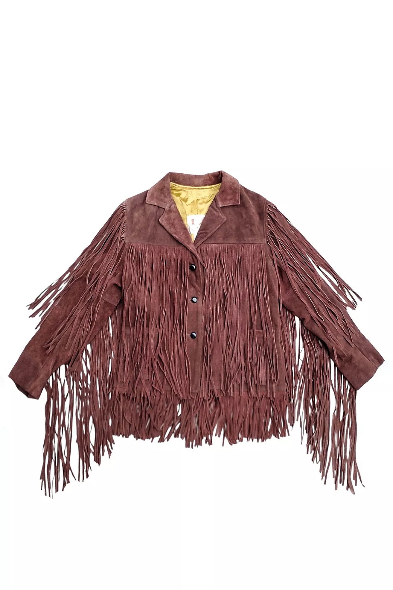 Vintage Mega Fringe Suede Jacket Selected by Garbage Soup | Free People (Global - UK&FR Excluded)