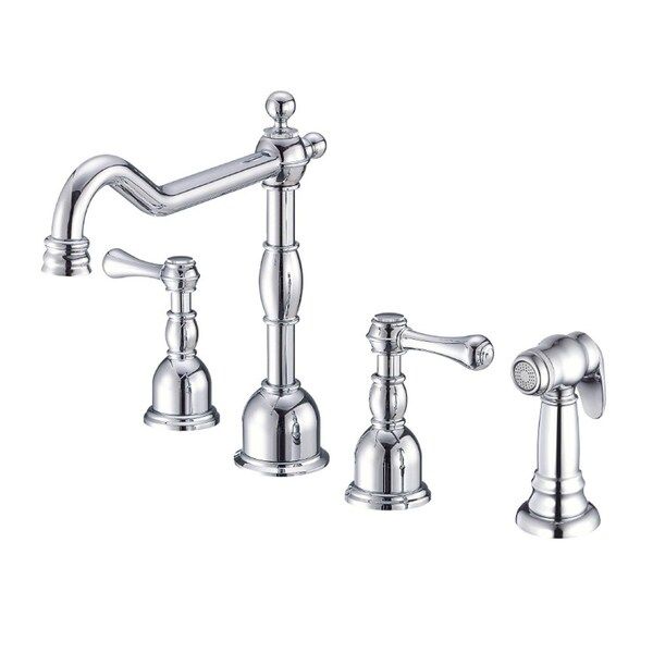 Danze Opulence Two Handle Kitchen Faucet with Spray D422257 With Sidespray | Bed Bath & Beyond