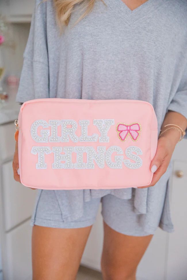 Girly Things Patch Bag | Pink Lily