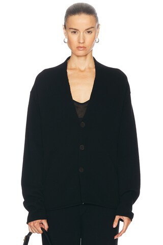 Guest In Residence Everywear Cardigan in Black | FWRD | FWRD 
