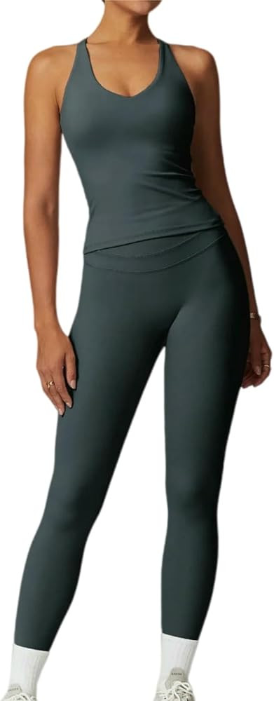 Sportswear Suit Women Sportswear Yoga Set Sportswear Suits Fitness Bra Gym Leggings Clothes | Amazon (US)