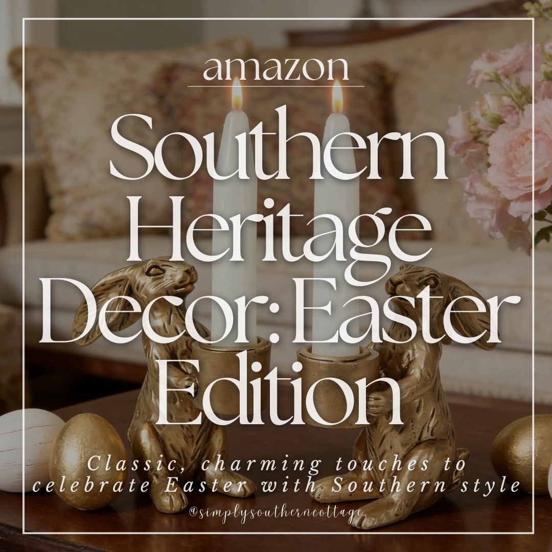 Southern Heritage Decor: Easter Edition! Classic, charming touches to celebrate Easter with Southern style!
-
-
-
home, home decor, office decor, bedroom decor, outdoor decor, outdoor furniture, patio, outdoor pillows, seasonal decor, spring decor, flowers, floral print, spring animals, amazon decor, amazon home 

#LTKHome #LTKSeasonal