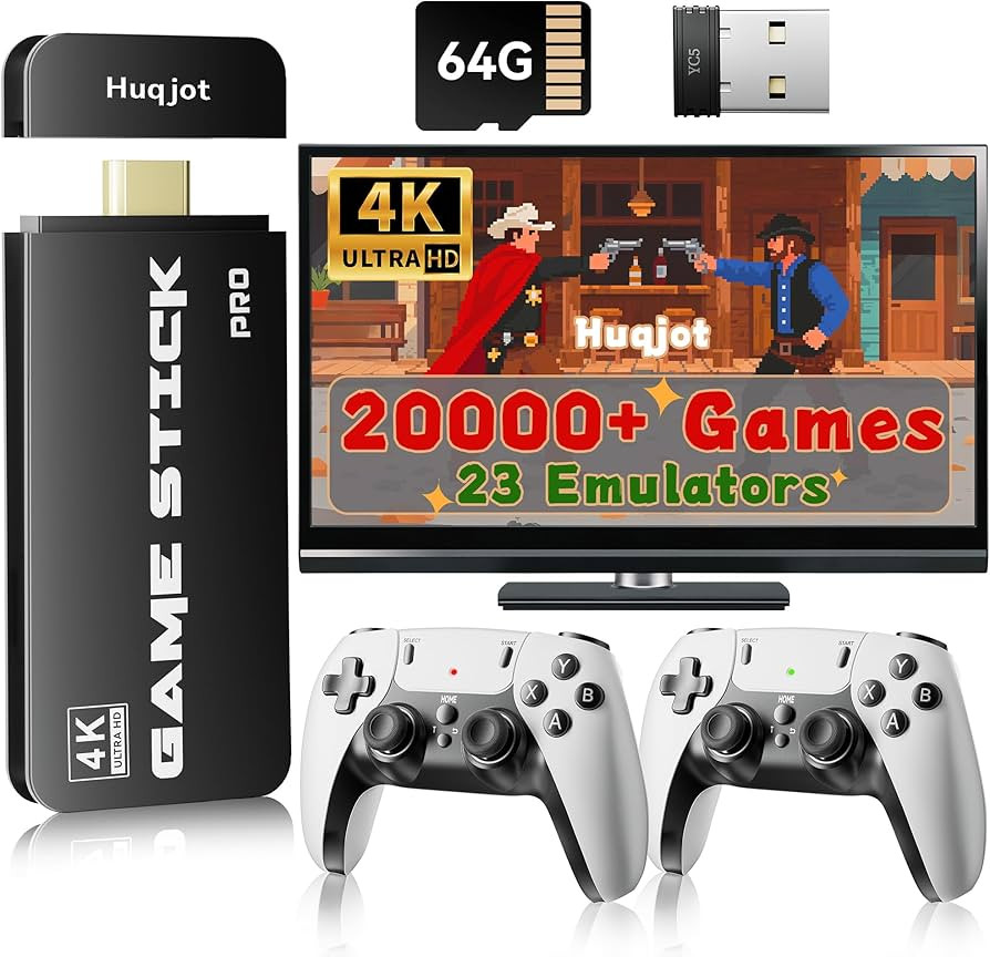 2026 New Upgrade Retro Gaming Console Pro, Video Games Consoles with 4K HDMI, Built-in 20000+ Gam... | Amazon (US)