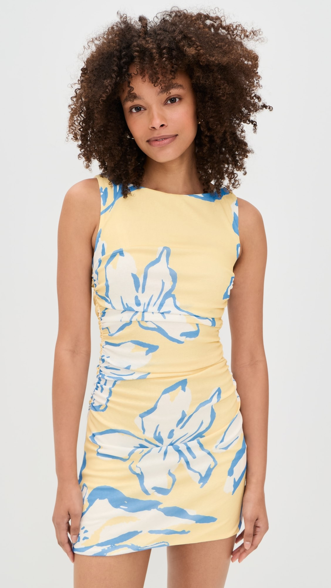 Esme Gathered Mesh Mini Dress | Shopbop