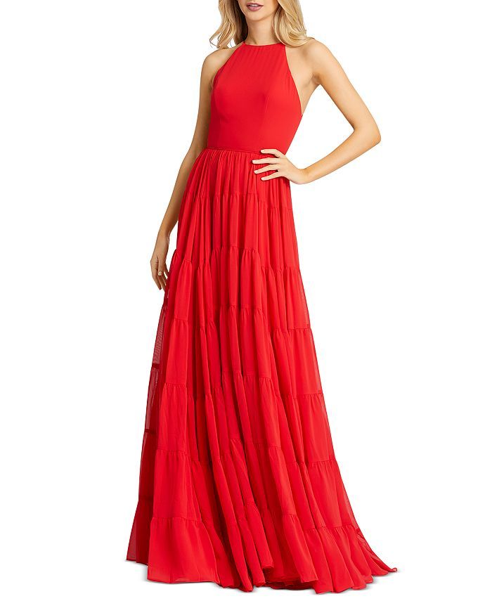 High Neck Long Dress | Bloomingdale's (US)