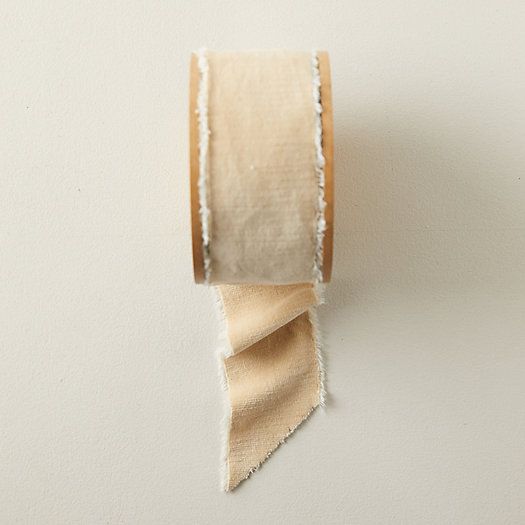 Antiqued Frayed Velvet Ribbon, 64MM | Terrain