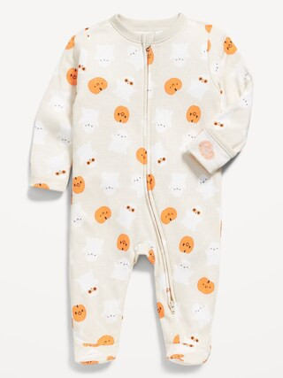 Printed 2-Way-Zip Sleep & Play Footed One-Piece for Baby | Old Navy (CA)