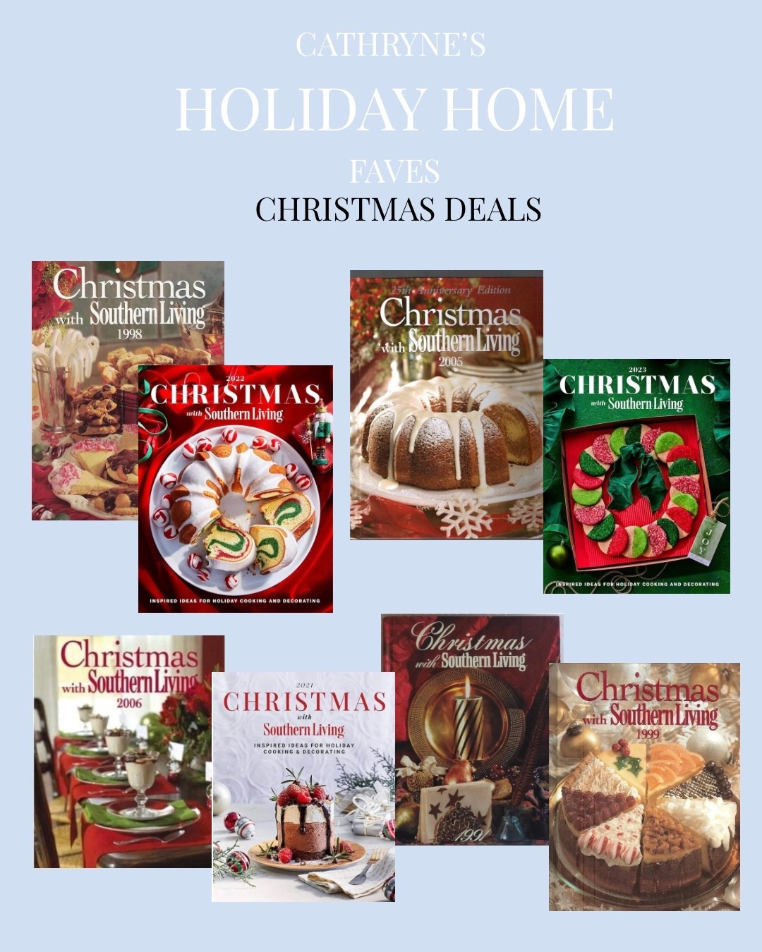 Southern Living Christmas Cookbooks of the Past! All Under $10! Some under $5!

#LTKSeasonal #LTKHome #LTKSaleAlert