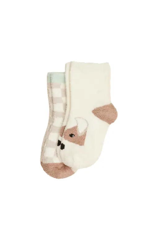 Warmies Puppy Crew Sock Set in Multi Color at Nordstrom, Size Small | Nordstrom