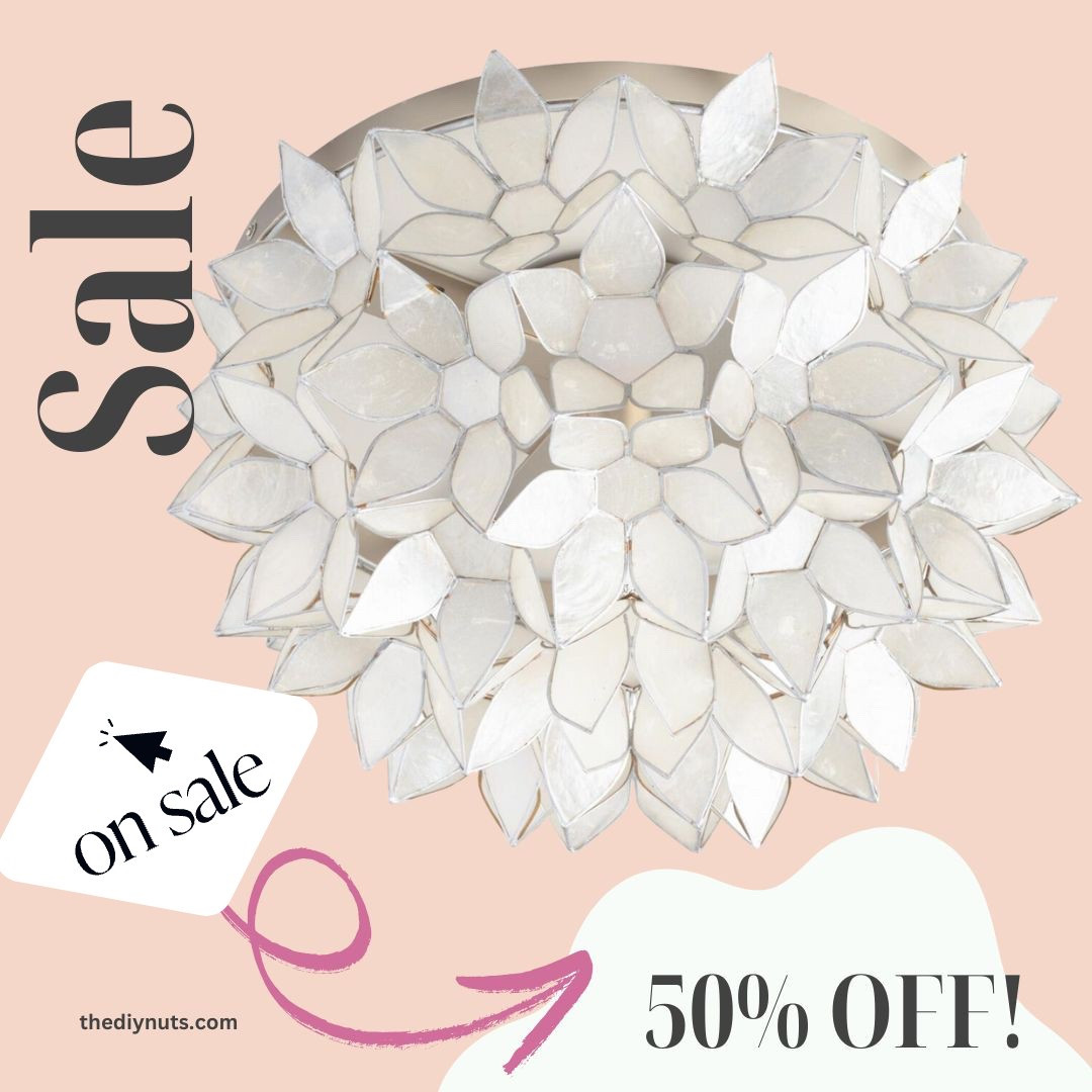 World Market Semi-Flush Capiz Shell light is on sale! Get this coastal light fixture for your home.

#LTKHome #LTKSaleAlert #LTKFindsUnder50