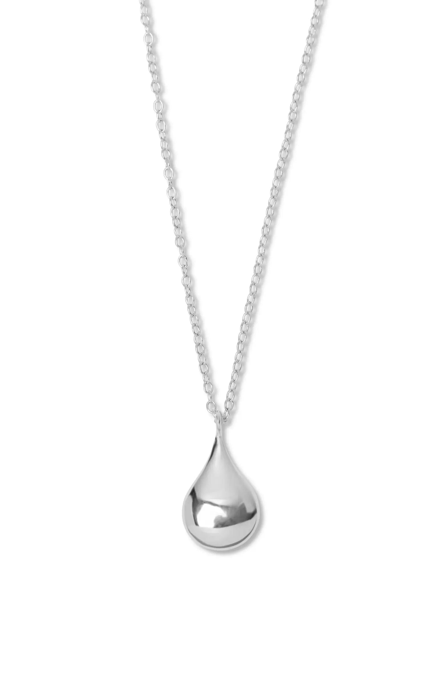 Argento Vivo Sterling Silver Bold Teardrop Pendant Necklace | Nordstrom | Nordstrom