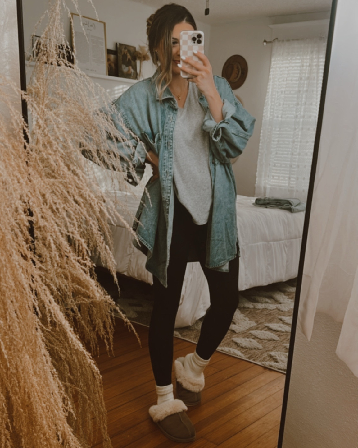 Easy comfy, cozy, casual postpartum outfit of the day!

#LTKStyleTip #LTKMidsize #LTKFindsUnder50