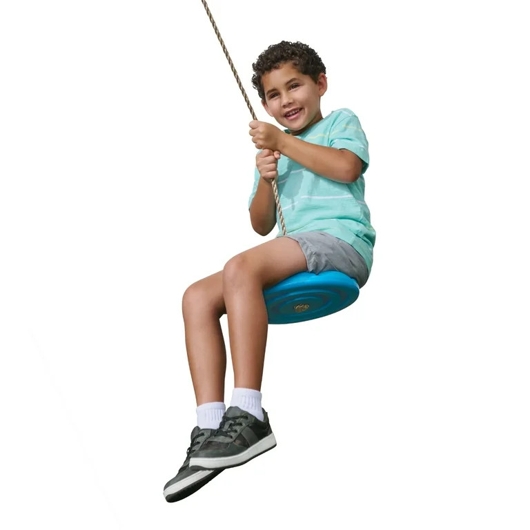 Play Day Rope Swing, Outdoor Adjustable Nylon Rope Disc Swing, Swing Set Accessory, Ages 3+ | Walmart (US)