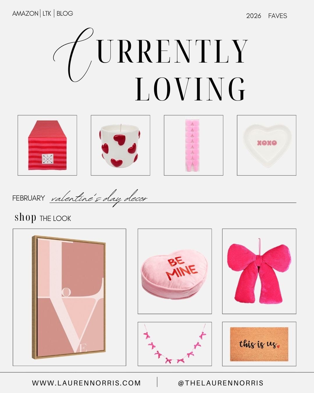 Products I am currently loving to decorate my apartment during the month of February!  

 #LTKValentine #LTKSeasonal #LTKHome