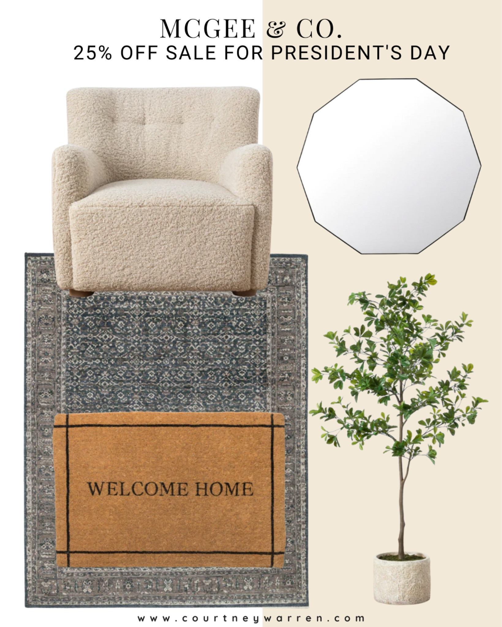 McGee & co 25% off sale for Presidents’ Day. So many sitewide deals to snag! 

Home decor 
Bedroom 
Area rugs
Faux plants 
Neutral decor 

#LTKSeasonal #LTKSale #LTKsalealert