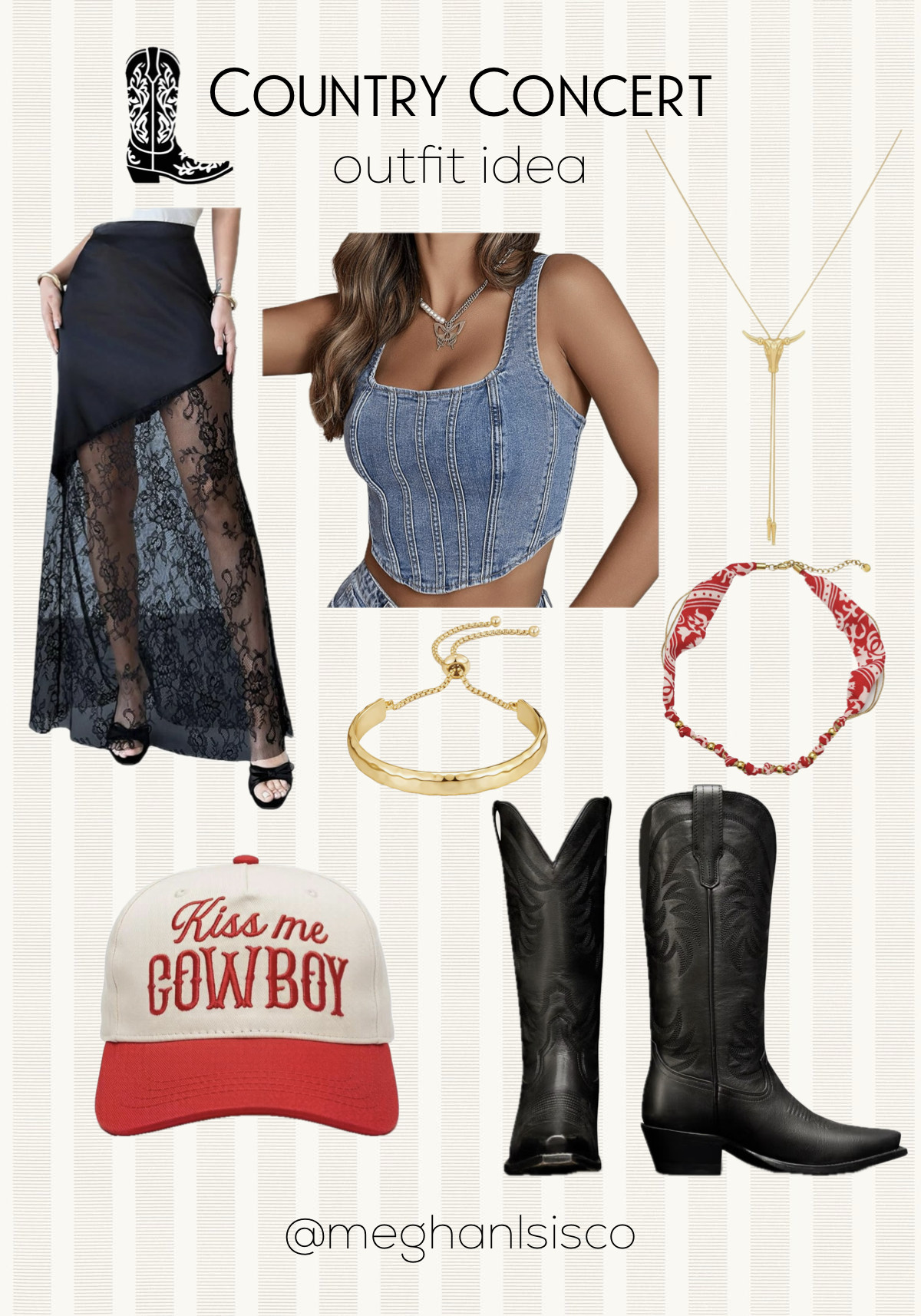 Edgy Country Concert Outfit 🖤

 

 #LTKootd