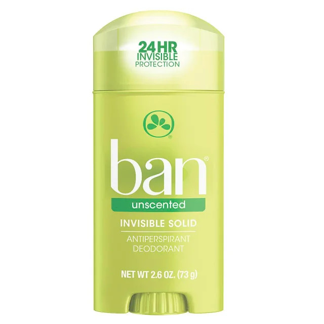 Desodorante Antitranspirante Sólido Ban Unscented Sem Perfume com 73g | Drogasil BR