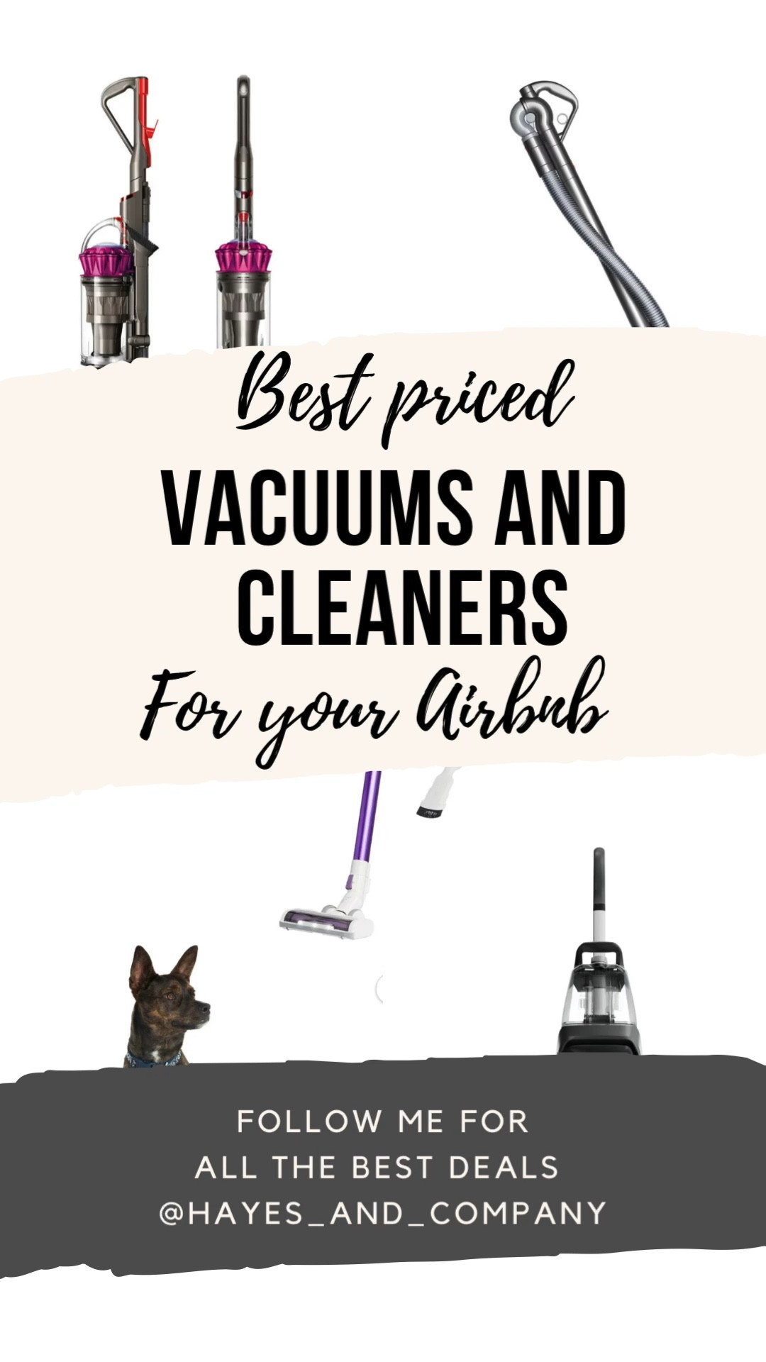 Best prices on vacuums and floor and upholstery cleaners for your Airbnb!

These are great vacuum choices at some of the best prices I’ve seen.  

#vacuum #airbnb #shorttermrental #cleaning #homeorganization #cleaningproducts 

#LTKFind #LTKsalealert #LTKhome