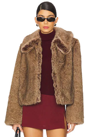 House of Harlow 1960 x REVOLVE Rynn Coat in Light Brown Beige from Revolve.com | Revolve Clothing (Global)