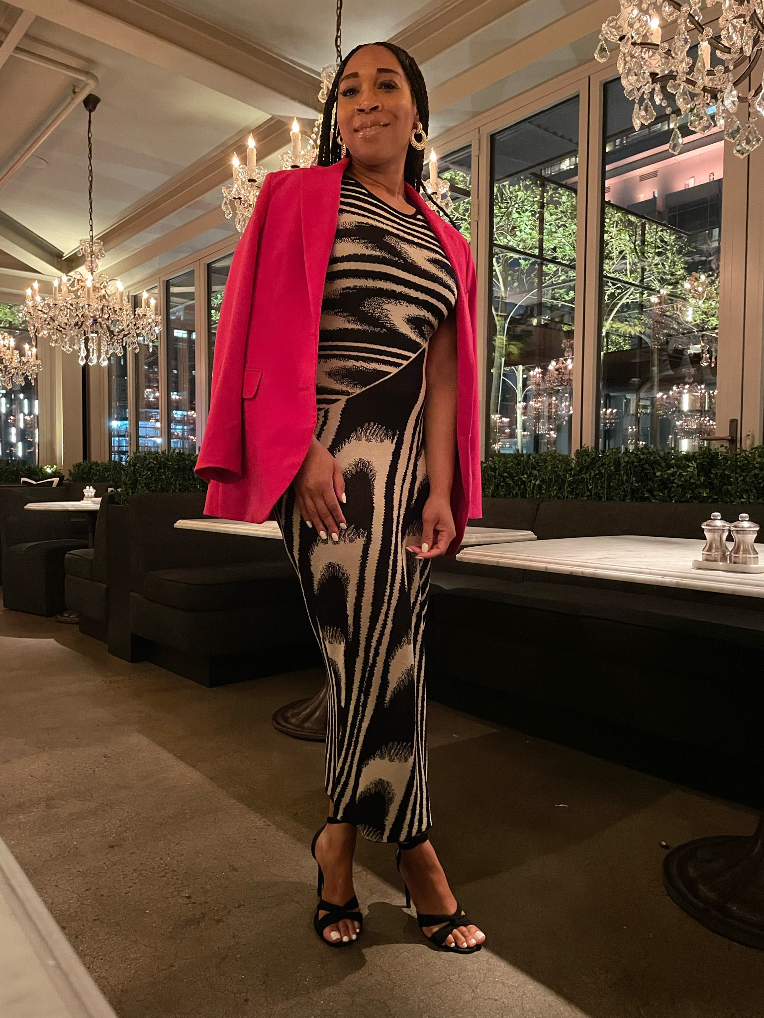 Elegant Style for dinner in New York. 
 
Exact dress: https://ninetwentyninecouture.com/products/jacquard-maxi-dress

Wearing size small in dress.

Similar styles linked below.

#elegantStyle #sophisticated #weddingguest #dinnerstyle #datenightoutfit #datenight #lotd #ootd #outfitinspo #styleinspo #trending 

#LTKFind #LTKstyletip #LTKunder100