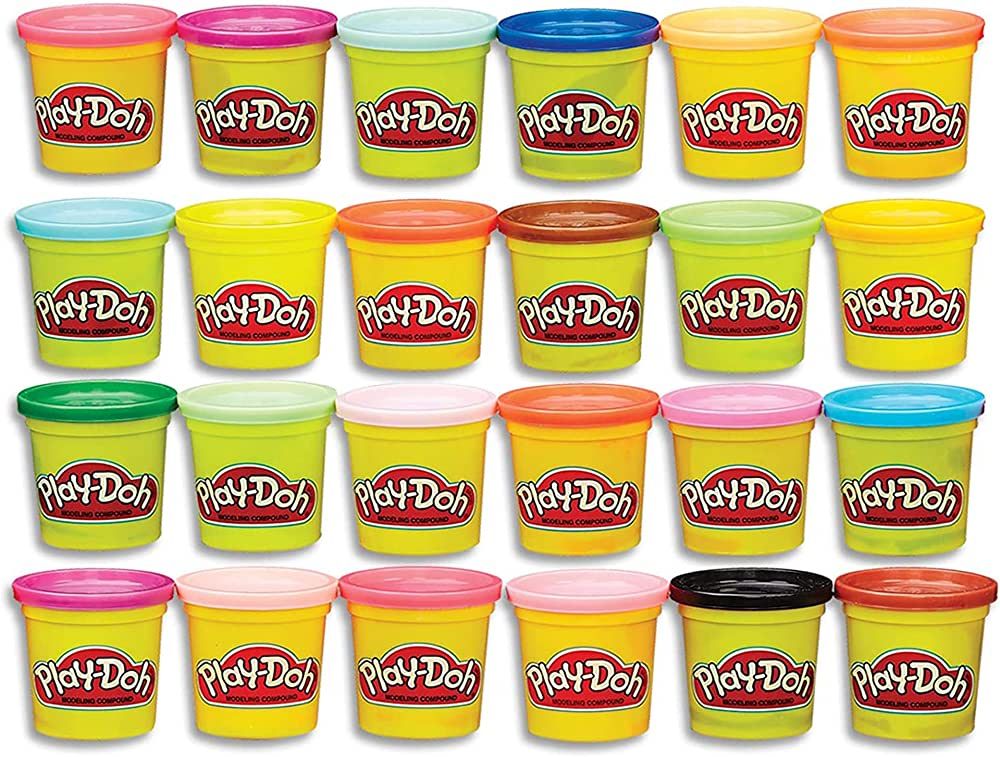 Play-Doh Modeling Compound 24-Pack Case of Colors, Non-Toxic, Multi-Color, 3-Ounce Cans, Ages 2 a... | Amazon (US)