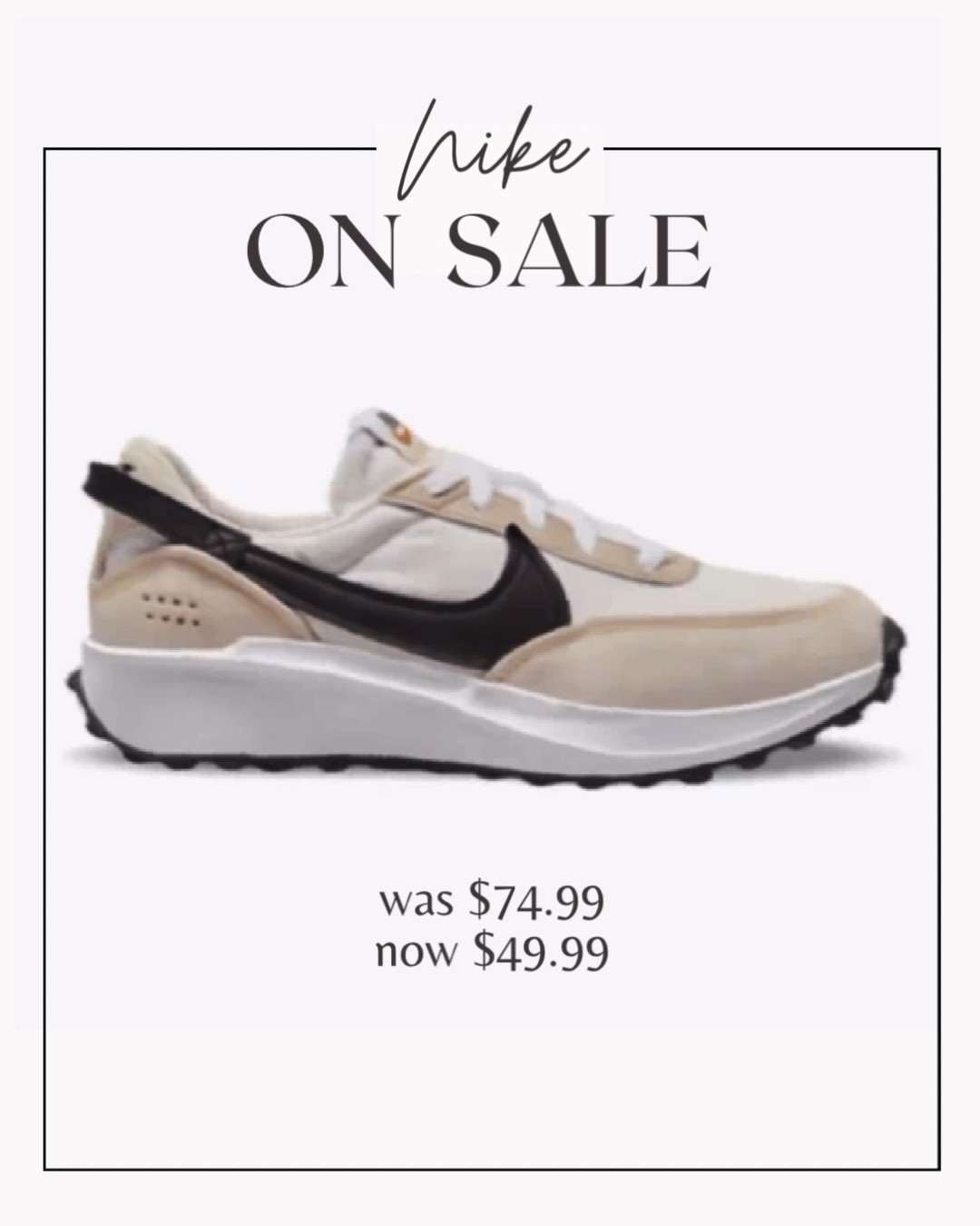 SALE ALERT 🚨 Nike Waffle Debut is under $50 #Nike #NikeNeutral 

#LTKfindsunder50 #LTKfitness #LTKsalealert