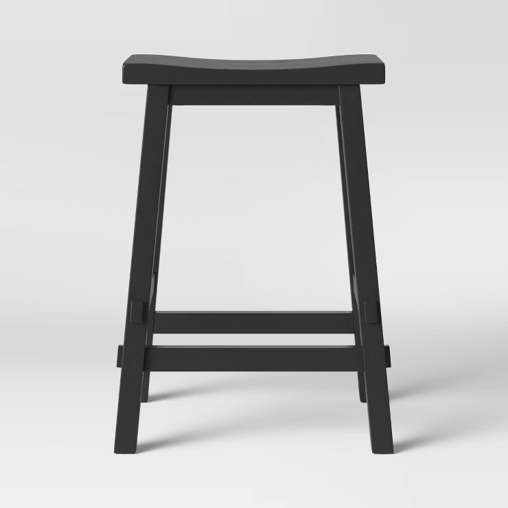 Halifax Farmhouse Wood Counter Height Barstool - Threshold™ | Target