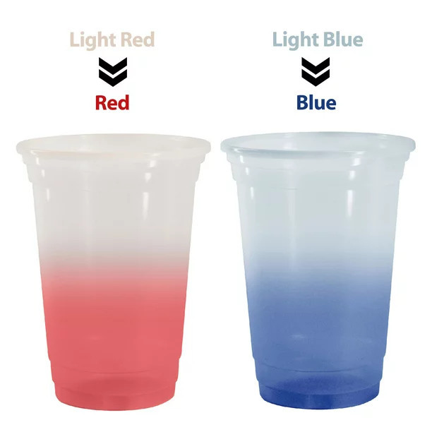 Patriotic Color Changing Cups, 15Ct -Way to Celebrate | Walmart (US)