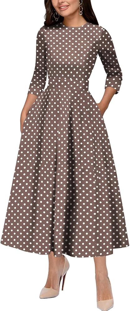 Simple Flavor Women's Vintage Dress Sleeveless O-Neck Party Cocktail Dress | Amazon (US)