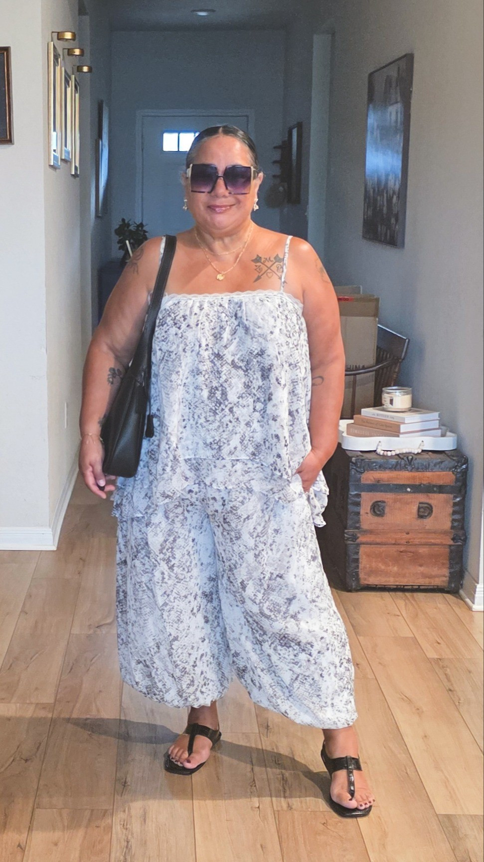 OOTD--------My outfit is still available.   $12 for pants $10 for top.

#LTKSeasonal #LTKOver40 #LTKMidsize