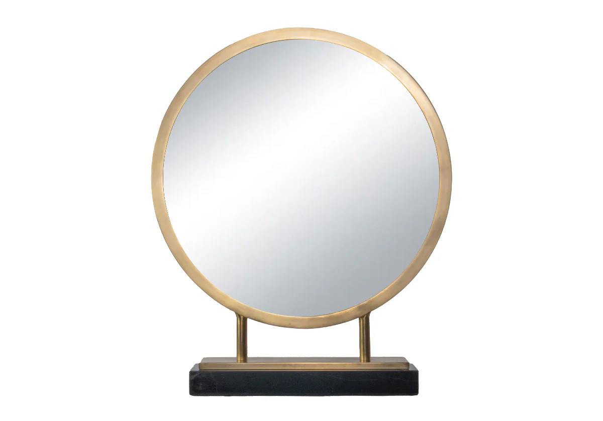 ALICE BRASS VANITY MIRROR | Alice Lane Home Collection