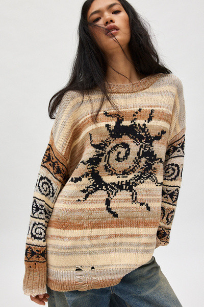 BDG Sully Swirl Pullover Sweater | Urban Outfitters (US and RoW)