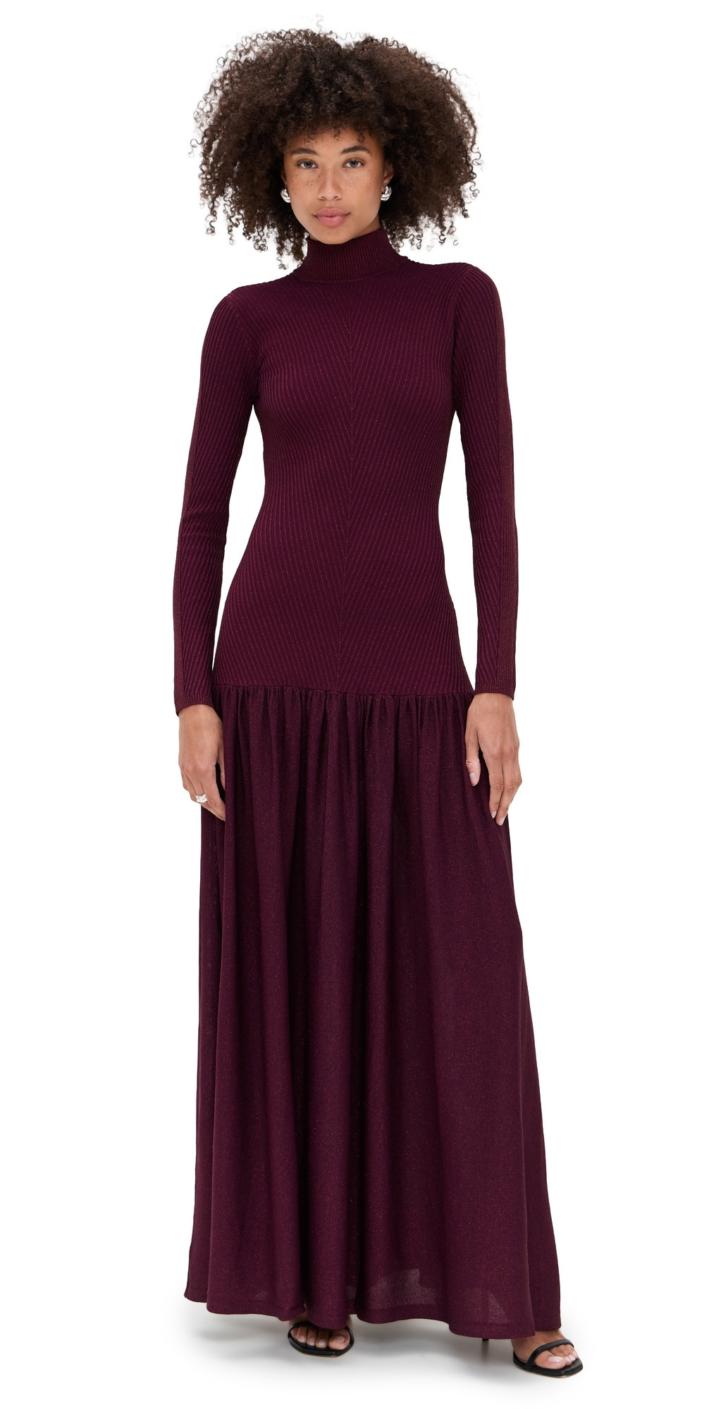 Retrofête Bandini Knit Dress Metallic Pinot L | Shopbop