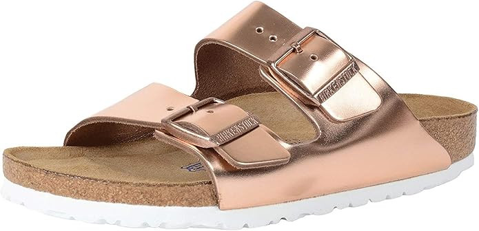 Birkenstock Unisex, Arizona Soft Footbed Sandal - Narrow Width | Amazon (US)