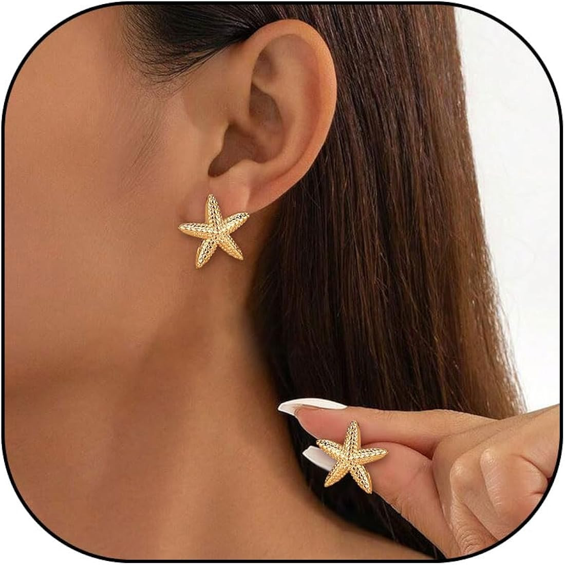 Seashell Earrings for Women Starfish Hoop Earrings Summer Earrings Jewelry Summer Clothes for Tee... | Amazon (CA)