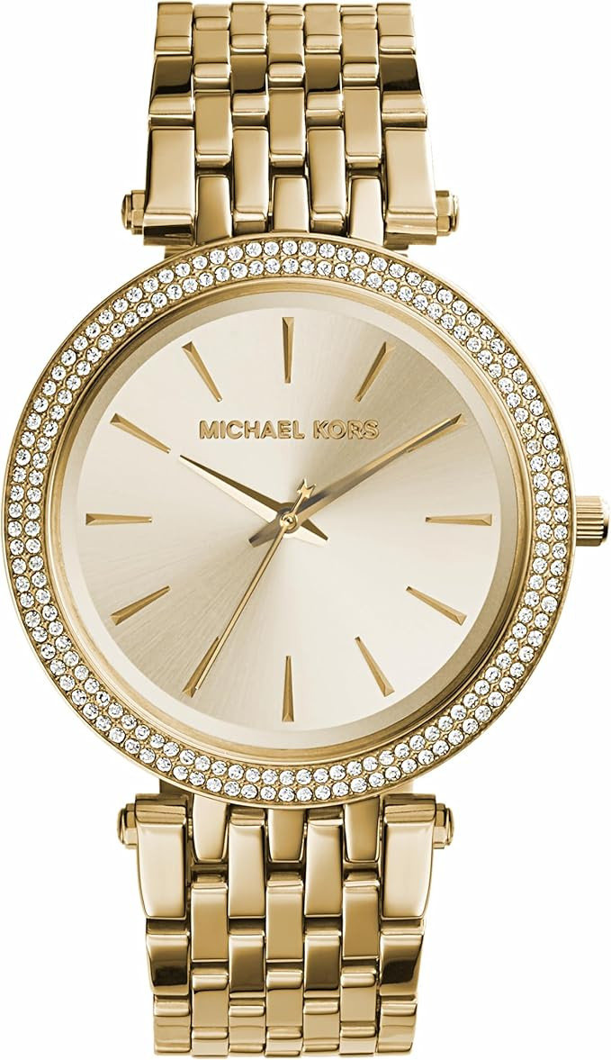 Michael Kors Darci Women's Watch, Stainless Steel and Pavé Crystal Watch for Women | Amazon (US)