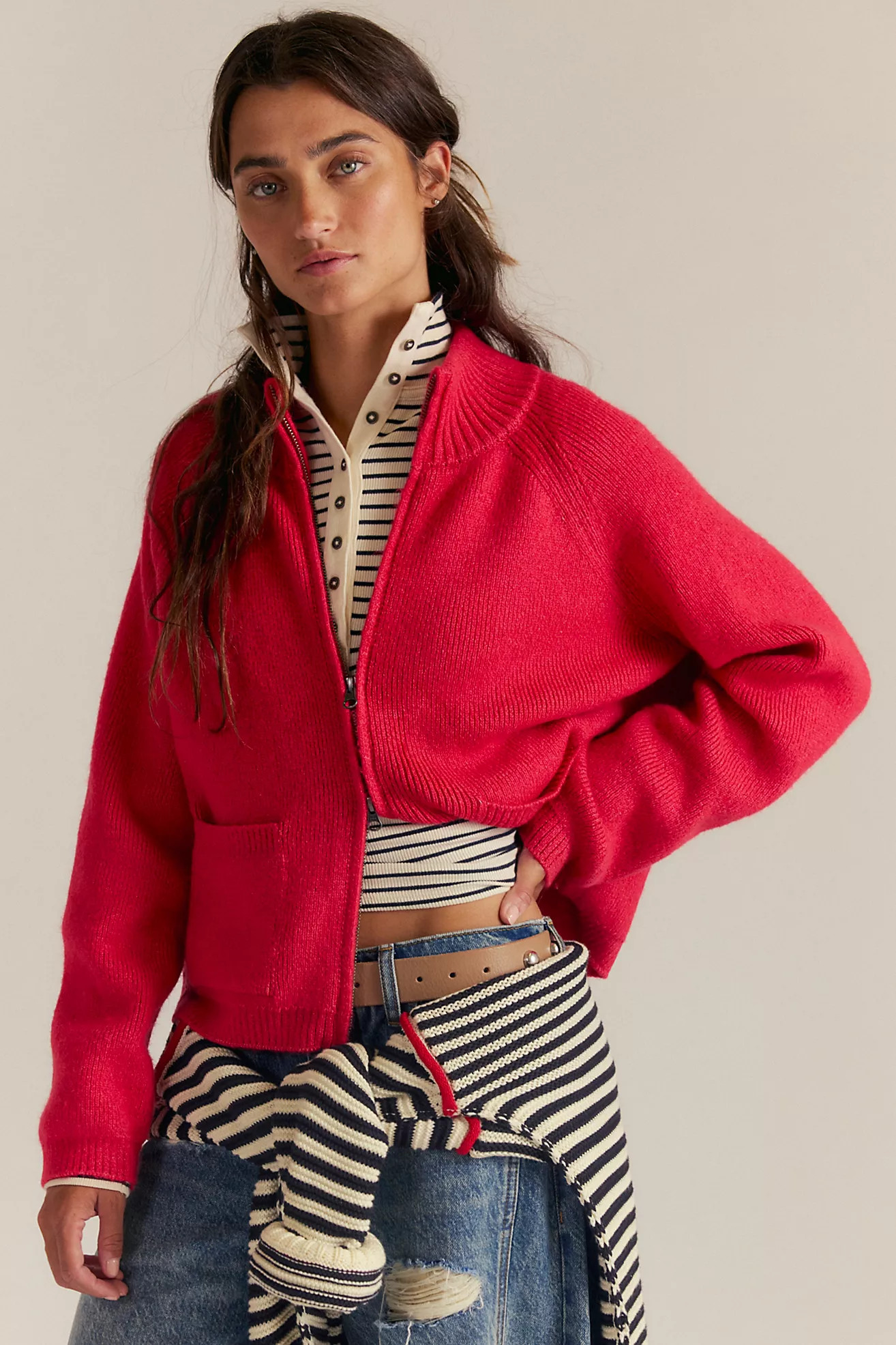 We The Free On It Zip-Up Cardigan | Free People (Global - UK&FR Excluded)