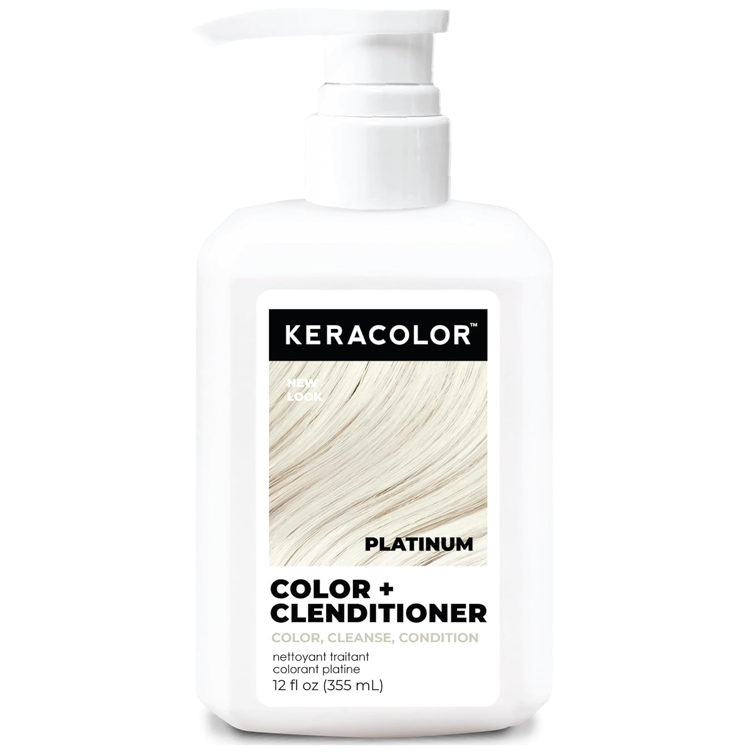 Keracolor Clenditioner PLATIUM Hair Dye - Semi Permanent Hair Color Depositing Conditioner, Cruel... | Amazon (US)