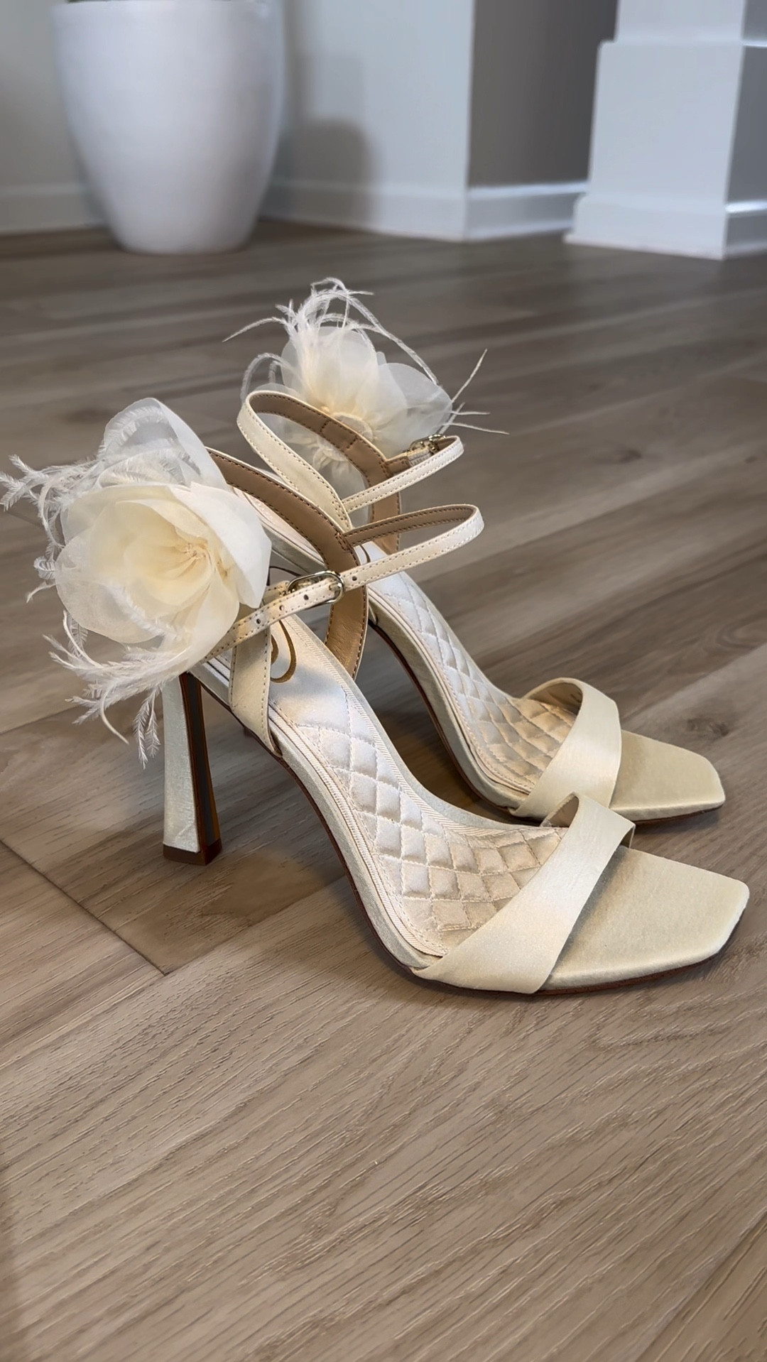 New Sam Edelman Leana Flower Strap Heels 🌼 Perfect for Spring & Summer! These come in four different colors: Ivory, Yellow, Green and Lavender ✨ I love the footbed and how these are built, they are so comfortable for stiletto heels! 

I might just get them in every color 🫶

#LTKstyletip #LTKwedding #LTKshoecrush