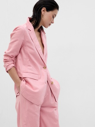 Linen-Cotton Blazer | Gap (US)